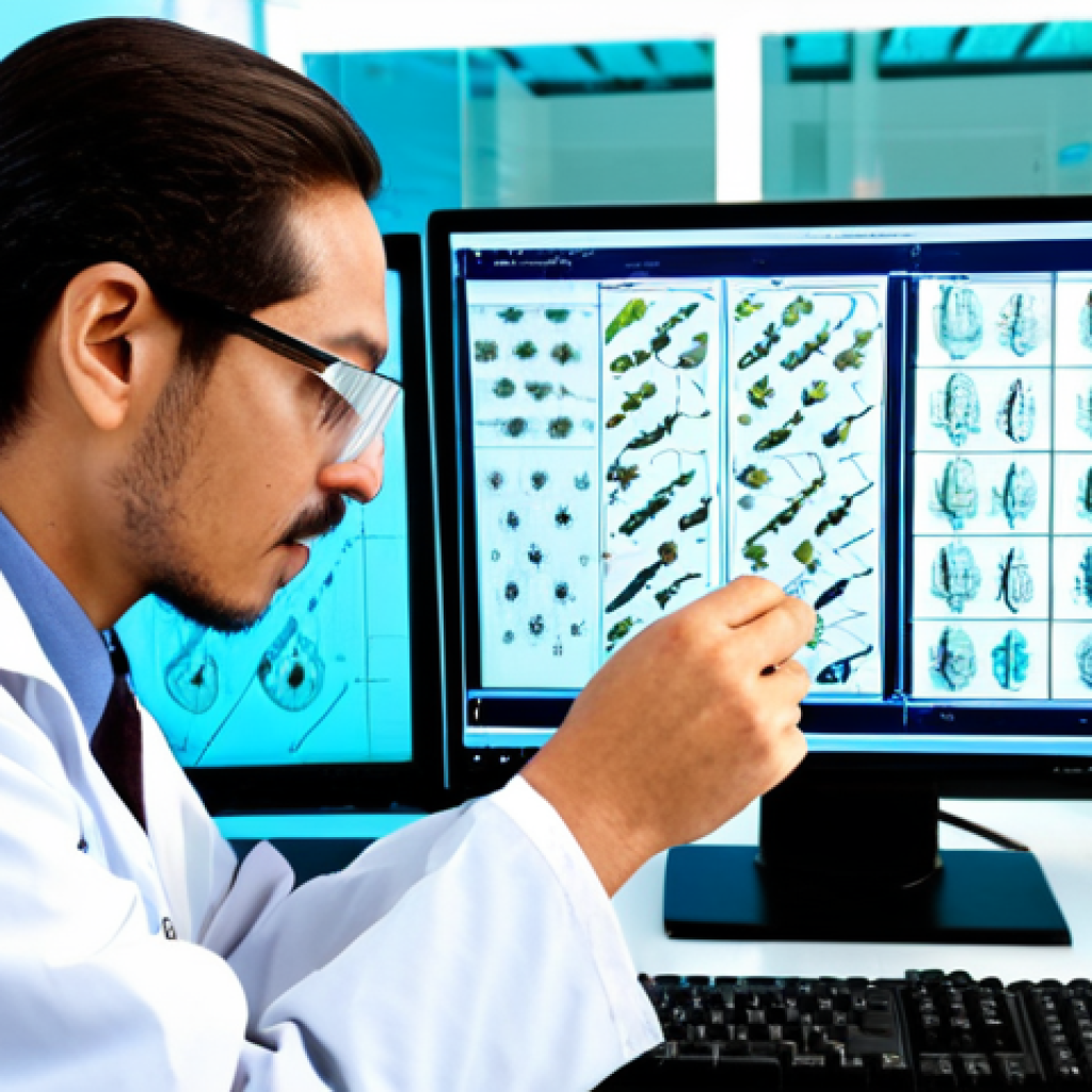 Genetic Modification of Mosquitoes for Disease Control**
"A team of scientists in a brightly lit, modern laboratory, fully clothed in lab coats, examining a mosquito under a microscope. The scene focuses on the mosquito's genetically modified DNA strand being visualized on a computer screen. Background shows advanced scientific equipment and charts. Safe for work, appropriate content, perfect anatomy, correct proportions, professional, modest, family-friendly, high quality scientific illustration."
**