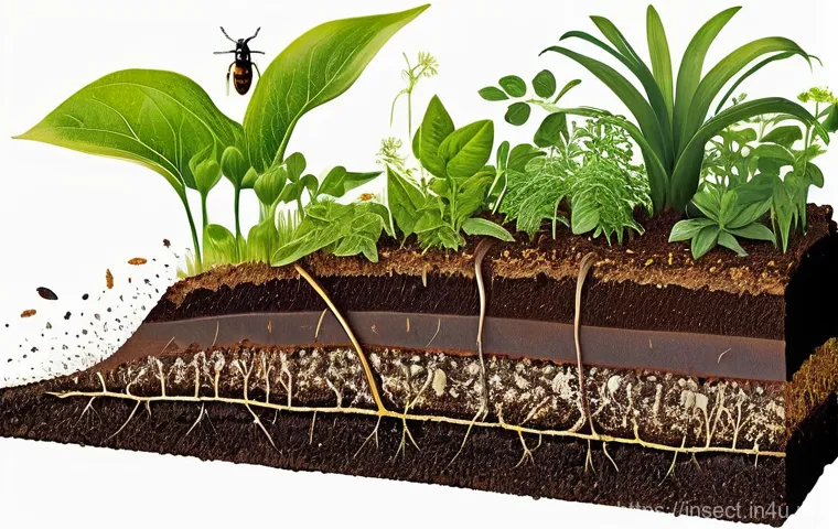 곤충이 식물에 미치는 영향 - **Prompt 2: Pests - The Silent Threat to Harvests**
    "A detailed, slightly melancholic image depi...