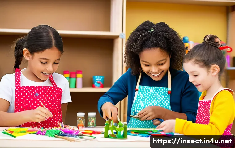 아이와 함께 창의력 쑥쑥! 곤충 공예품 만들기 꿀팁 3 곤충 관련 공예품 만들기 관련 이미지 1